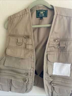 Men's Tan Fishing Vest